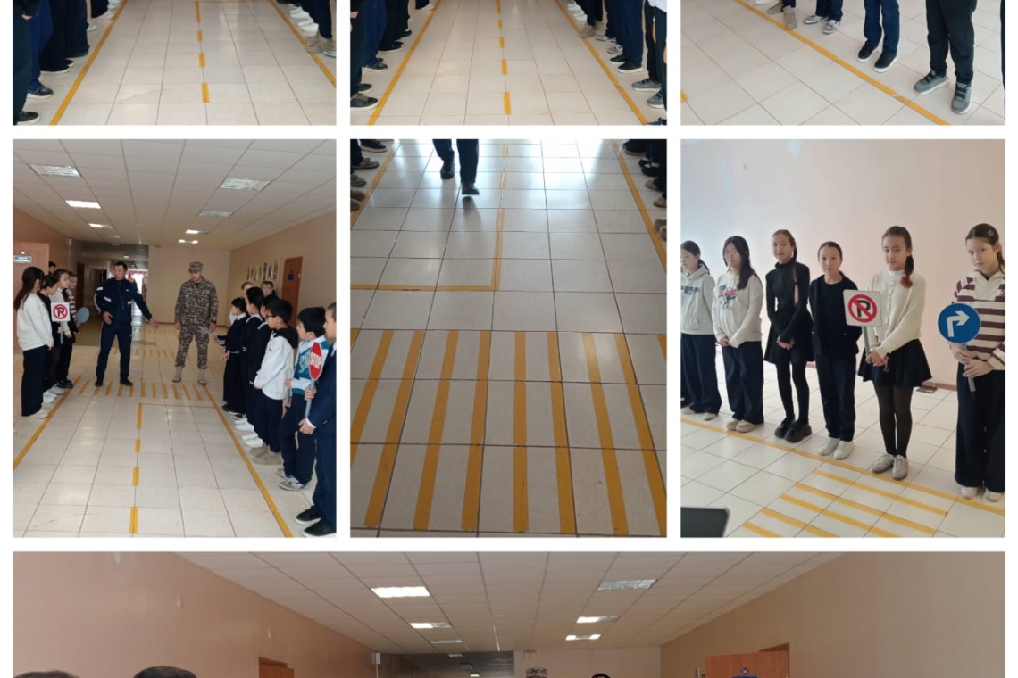 «Қауіпсіз жол» акциясы аясында 2025 жылғы 19 желтоқсанда6–7 сынып оқушыларына жол қозғалысы ережелерін сақтау мәдениетін арттыру мақсатында  ақпараттық-түсіндіру жұмыстары жүргізілді.  